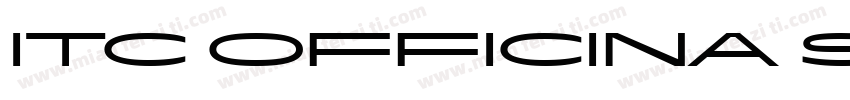 ITC Officina Serif字体转换